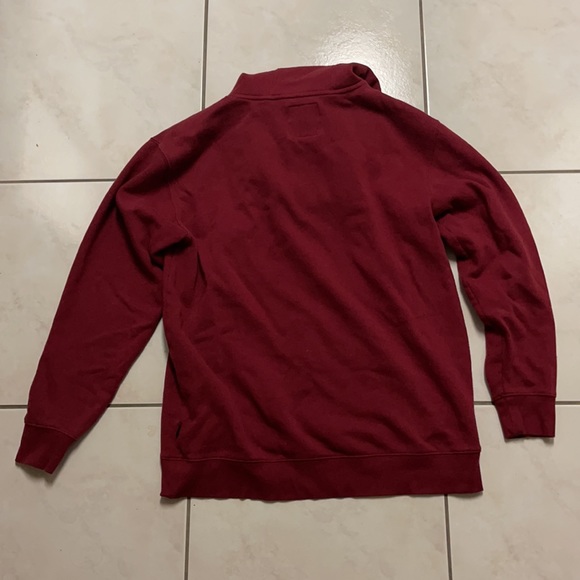 Vans Burgundy Hooded Sweatshirt- small - Picture 5 of 8